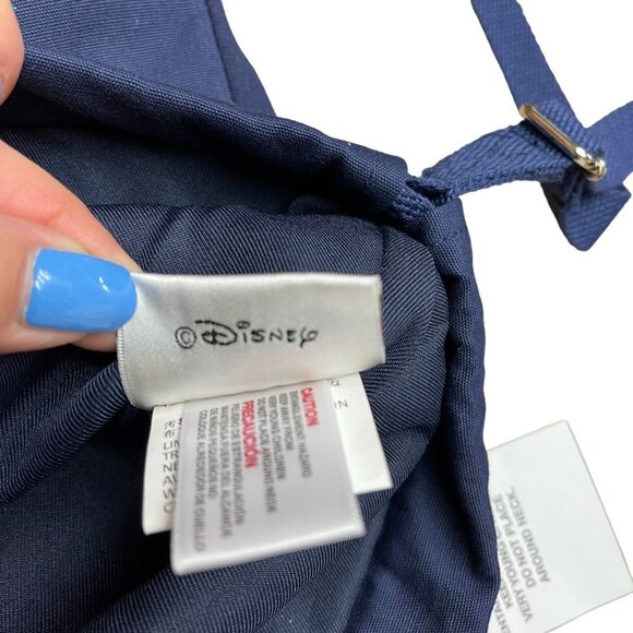 Walt Disney World Canvas Drawstring Bag Backpack Goofy Mickey Mouse Friends 2006 - Picture 6 of 11